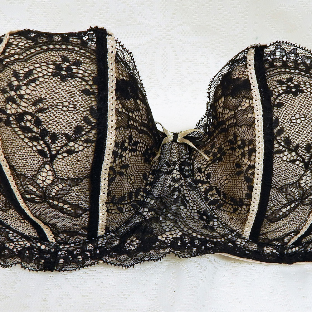 Apt 9 Intimates Black Lace Bra  38 C
